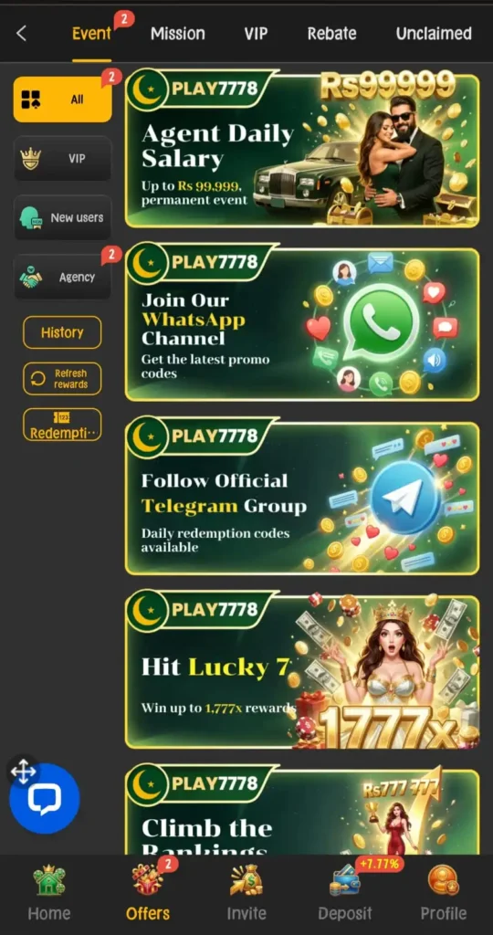 Play7778 Game