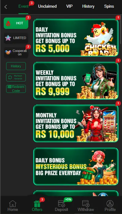 OK PKR bonuses logo 